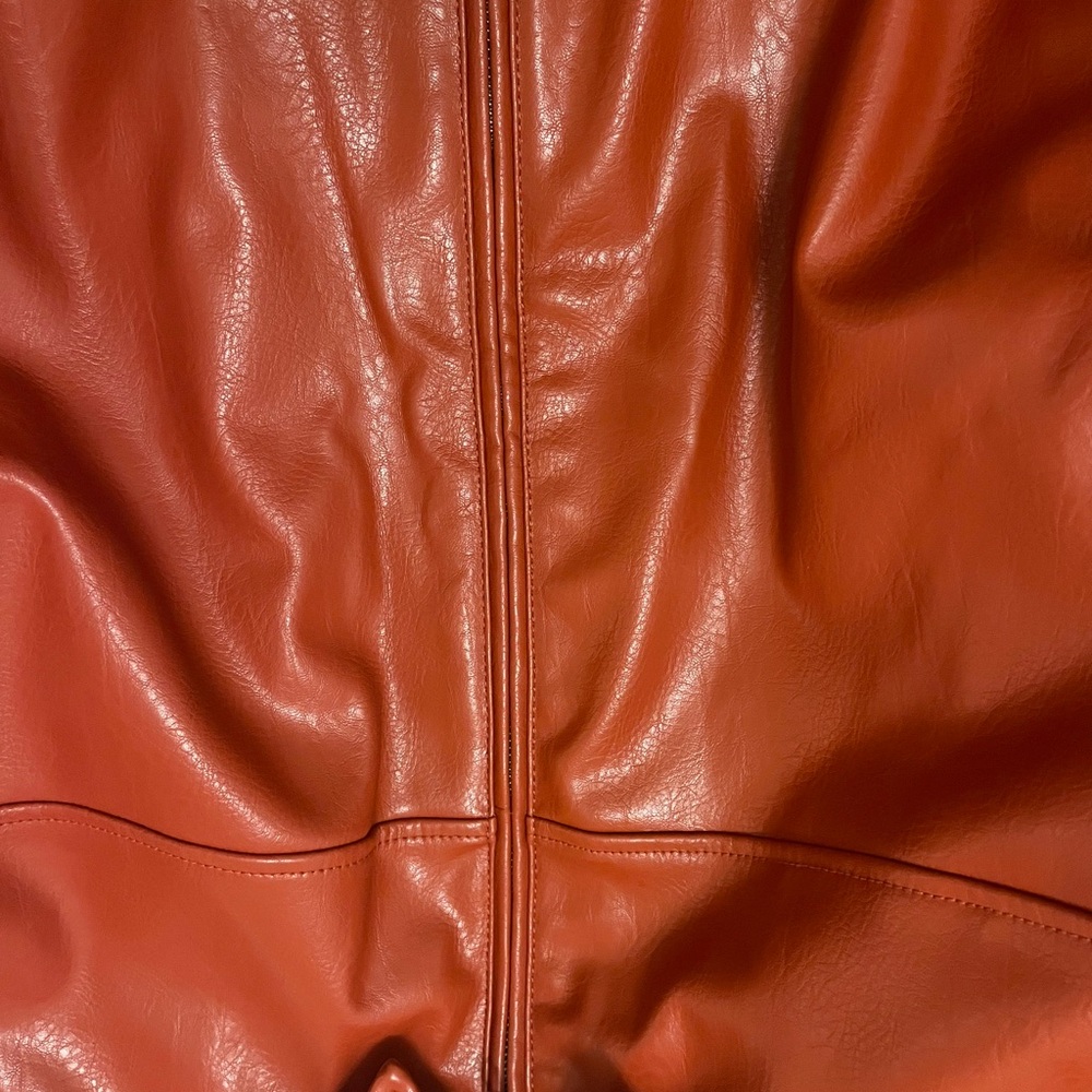 Zara leather bomber jacket - wore only once - Picture 8 of 8